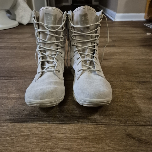 Under Armour Gray Tactical Boots - Picture 4 of 9